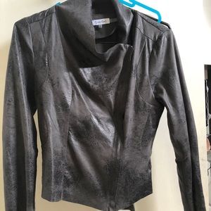 Calvin Klein faux suede jacket